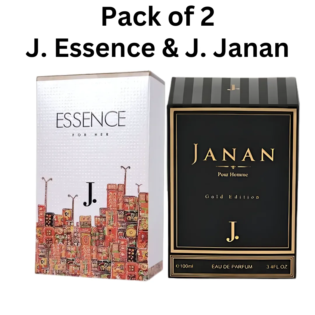 Pack Of 2 – J. Essence & J. Janan |Perfume For Men And Women