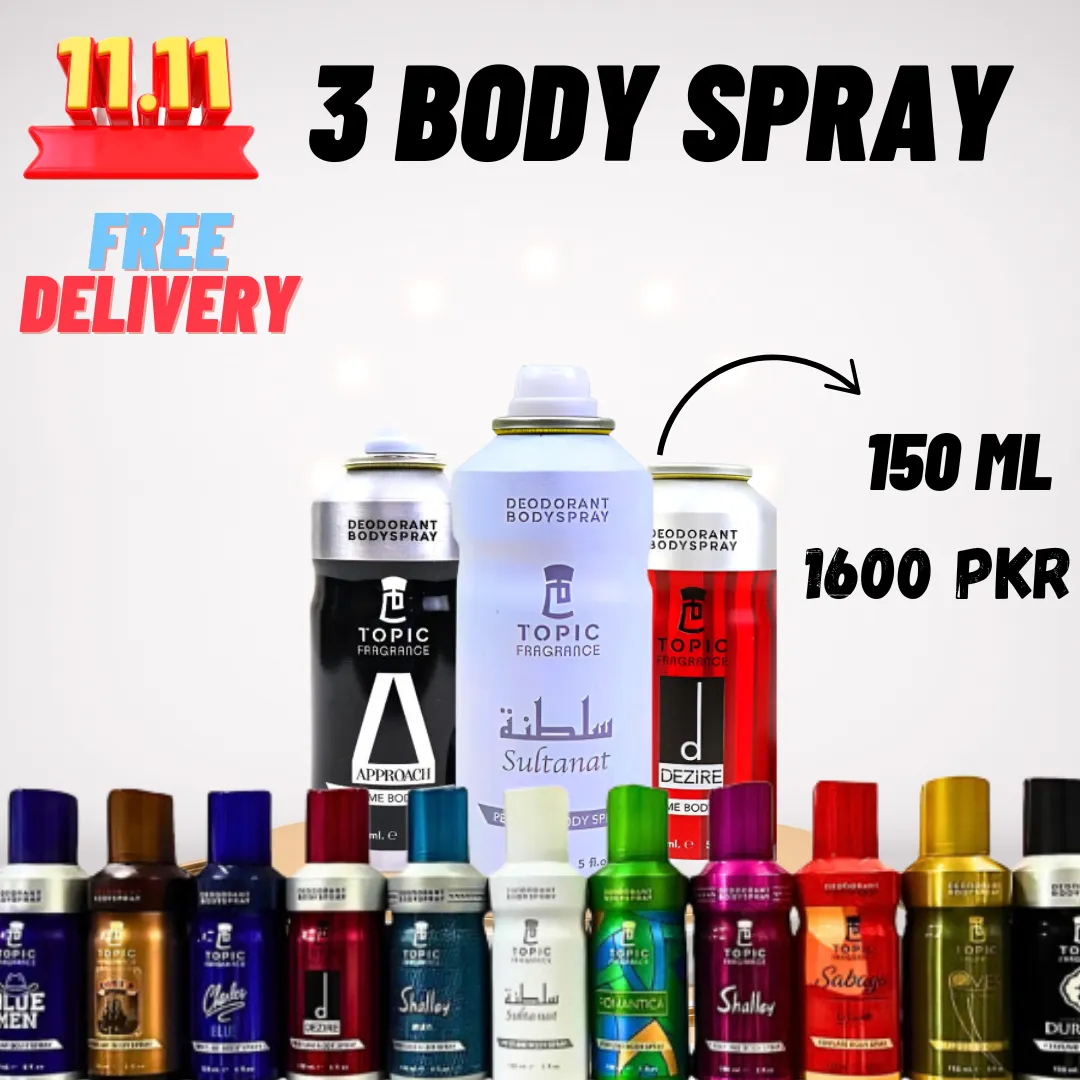 3 random best body spray for you