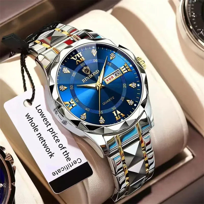 Fashion Business Watch Men Warterproof Sports Mens Watch Top