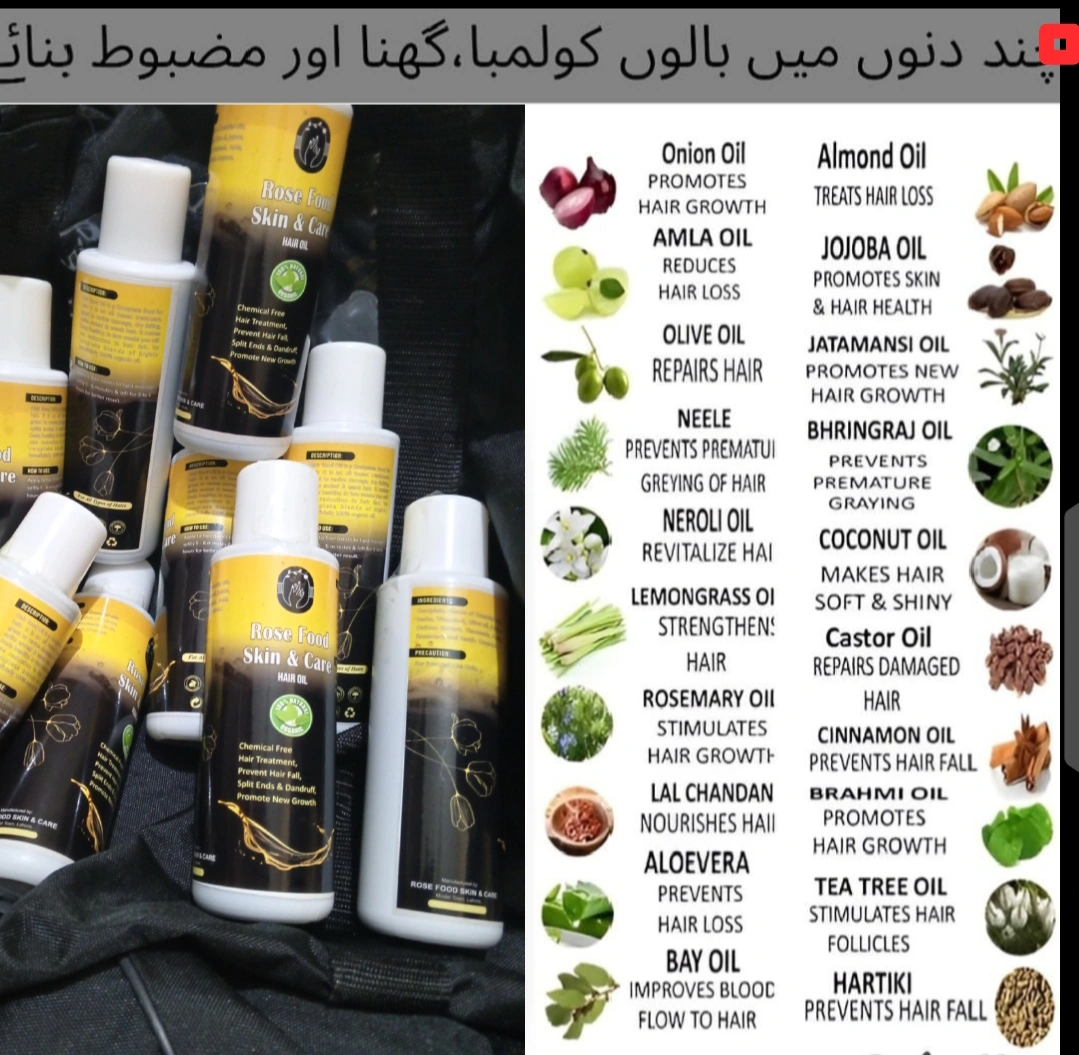 Rose Herbal Hair Oil