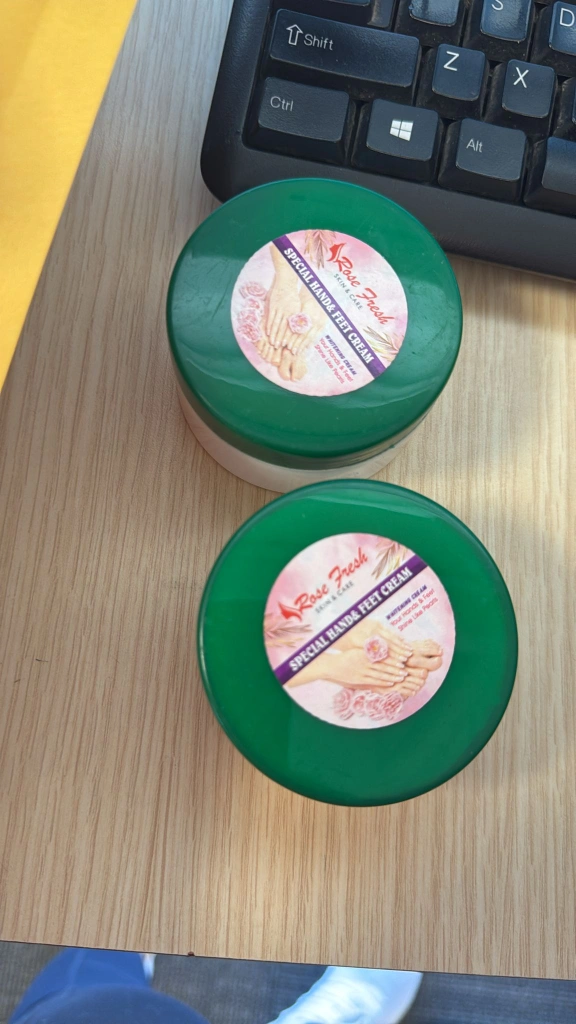 Hand and feet whitening cream