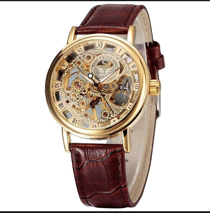 Skeleton watch for boys