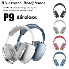 "Premium P9 Over-Ear Wireless Bluetooth Headphones -