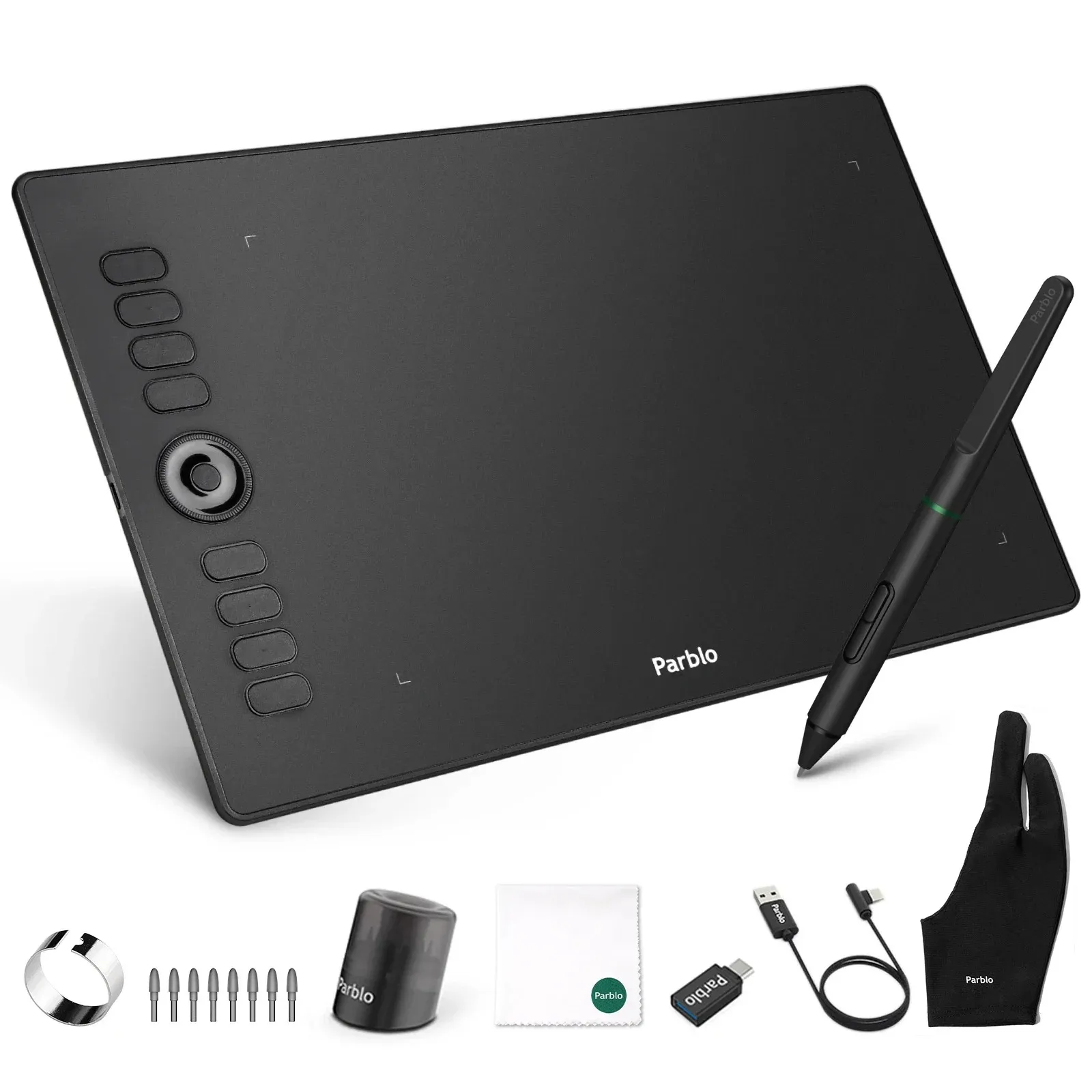 Parblo A610Pro 10×6.25’’ Graphic Drawing Tablet Support Phon