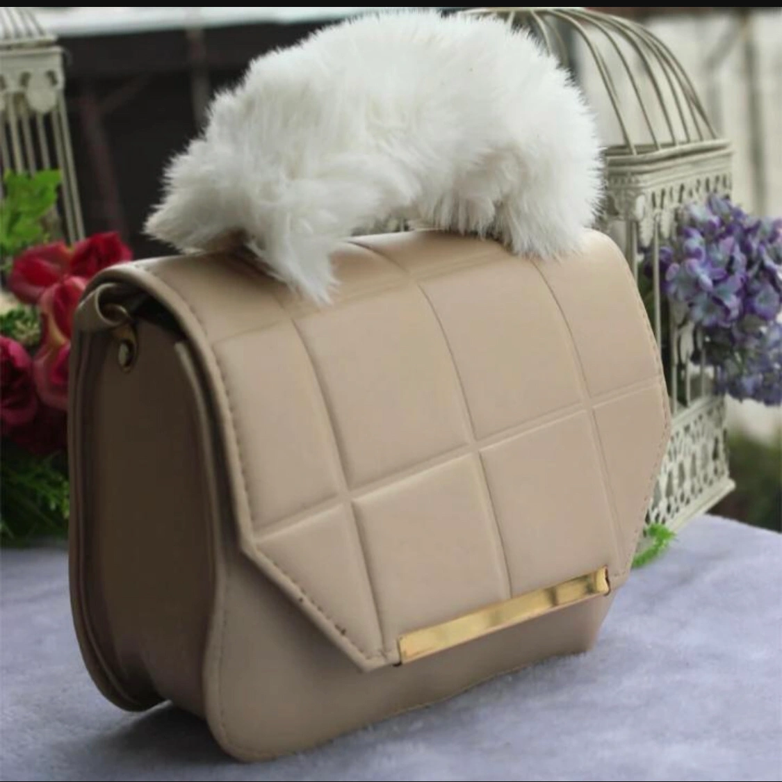 Womrn Leather Plain Bag