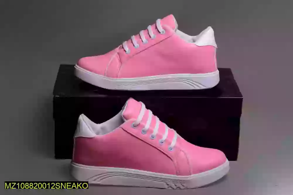 woman rexine sneakers