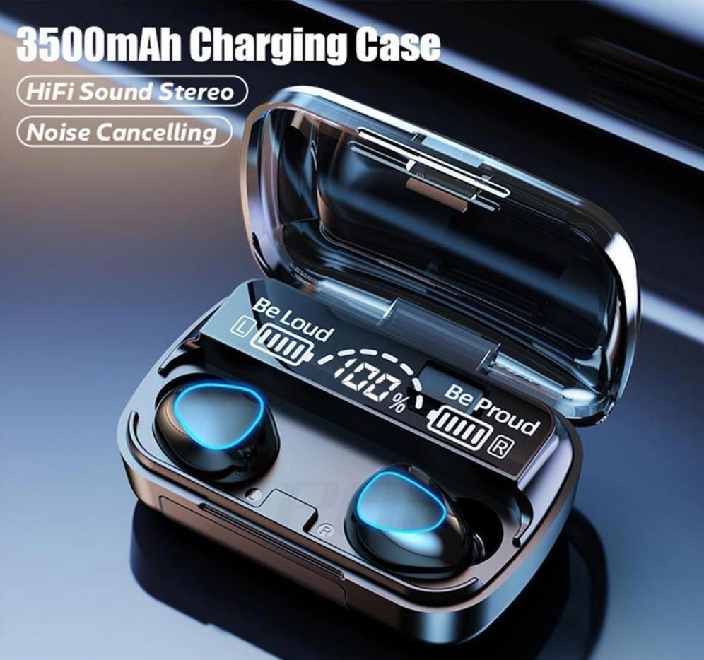M10 pro wireless Gaming Earbuds 
•  •  Material: Metal, Silicone, TPE
•  •  Model: M10
•  •  Product Features: Transparency Mode for hearing and connecting with the world around you, three sizes of soft, tapered silicone tips for a customizable fit, sweat