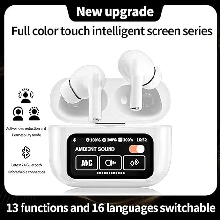 A9 Pro AirBuds ANC/ENC Dauble Dark Noise Reduction