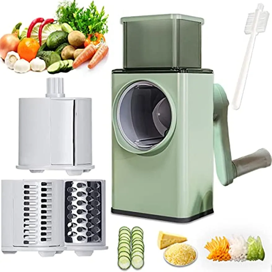 Multifunctional Rotary Vegetable Cutter 3 In 1