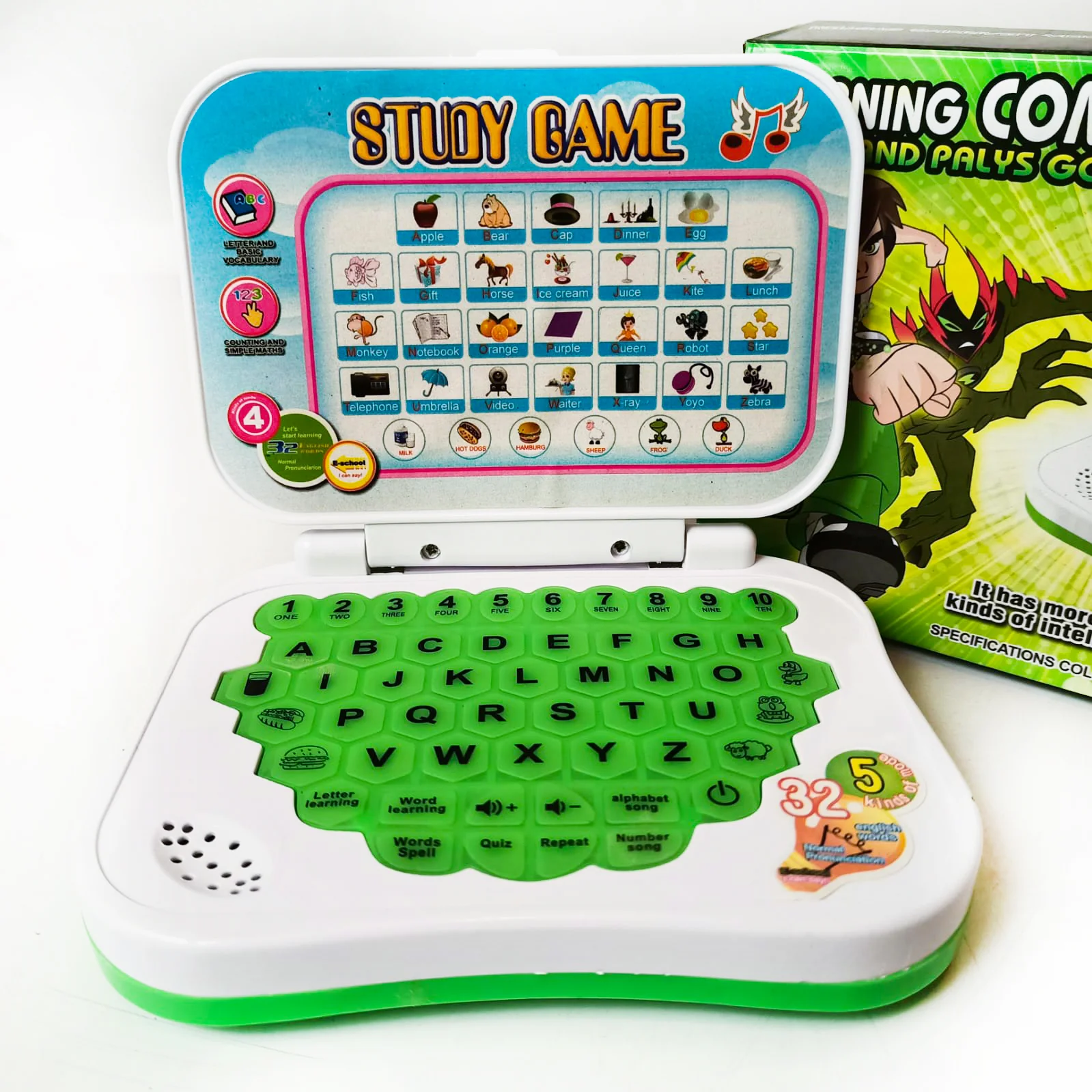 Ben Ten English Learning Mini Laptop