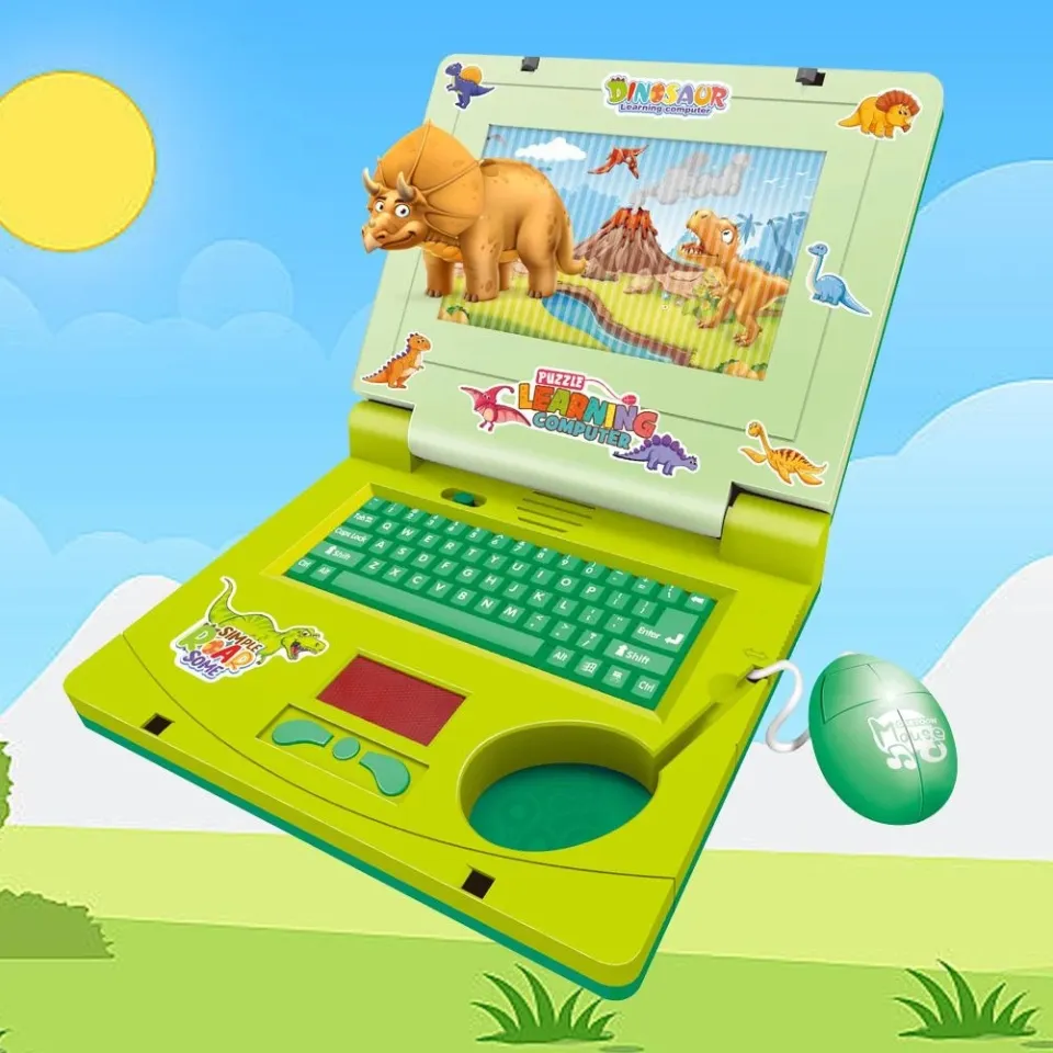 Dinosaur Theme Laptop With Light & Sound