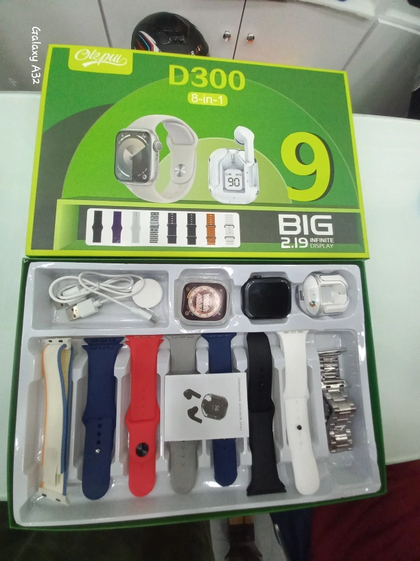 D300 watch 8in1 step + airpords