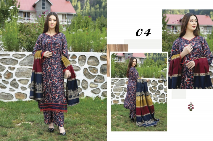 CHEERY COTRAI WITH RANGOLI SHAWL 04