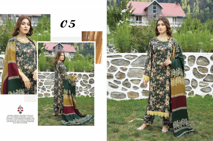 CHEERY COTRAI WITH RANGOLI SHAWL 05