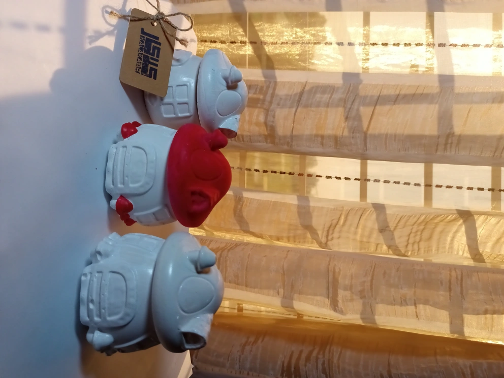 3D mushroom  storage jar