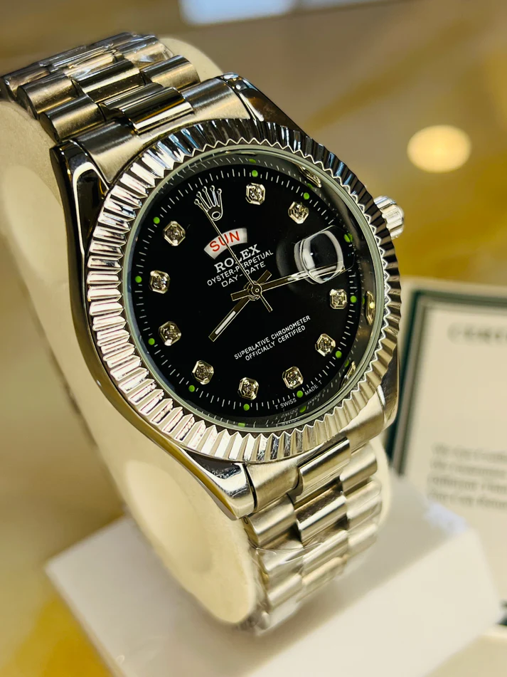 Rolex-Inspired Ladies Day-Date Watch – Elegant and Timeless