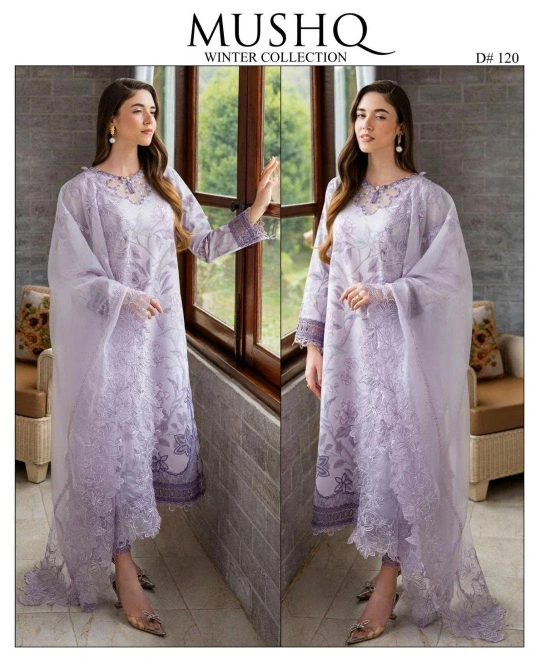 Women's Unstitched Karandi Digital Print Suit 3 Pcs