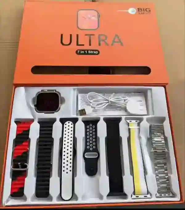Airpods Pro 2 + Ultra 7-in-1 Smartwatch Combo | Premium Sound & Style Deal