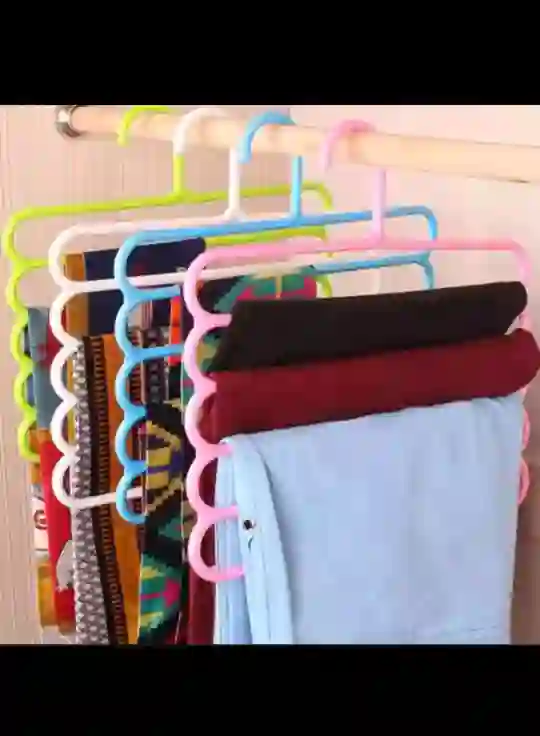 5 layers hangers cloth organizer space saving hanger