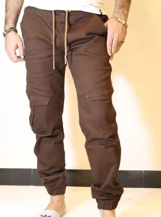 Men's Brown Cargo trouser