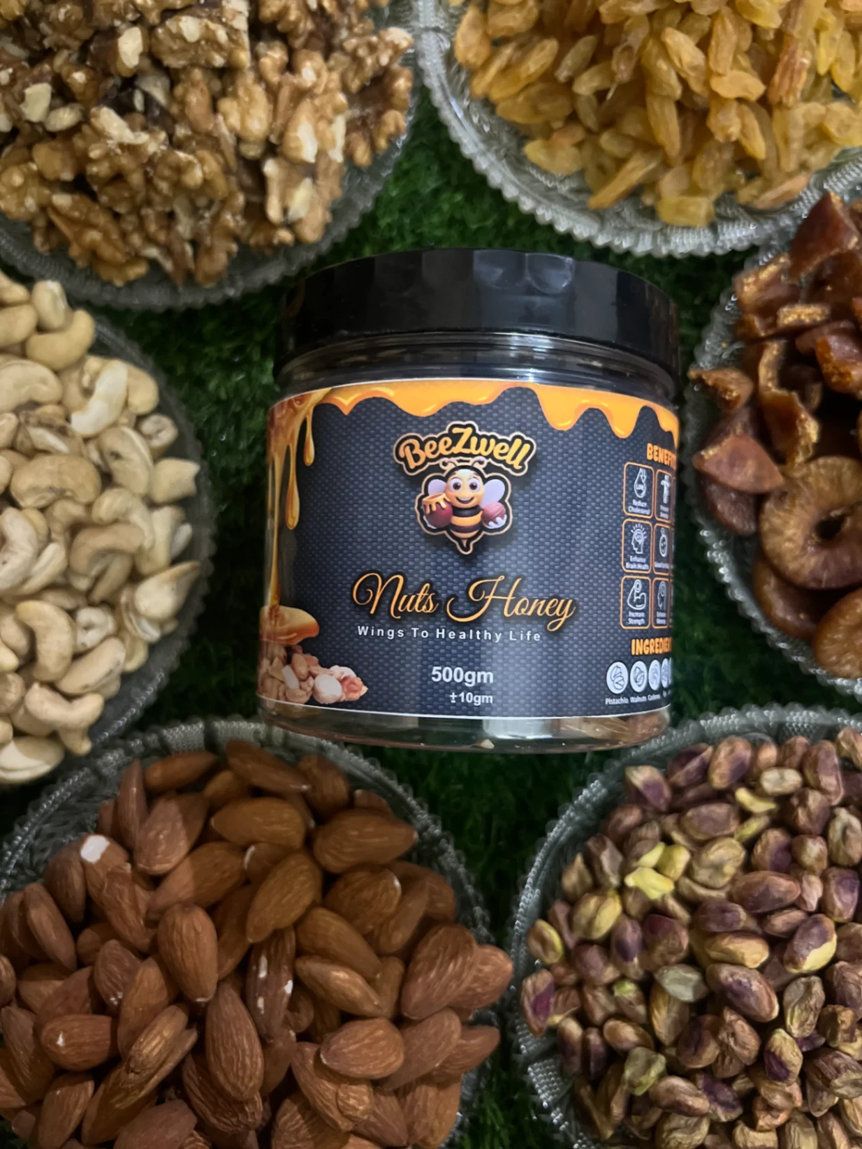 BEEZWELL NUTS HONEY
