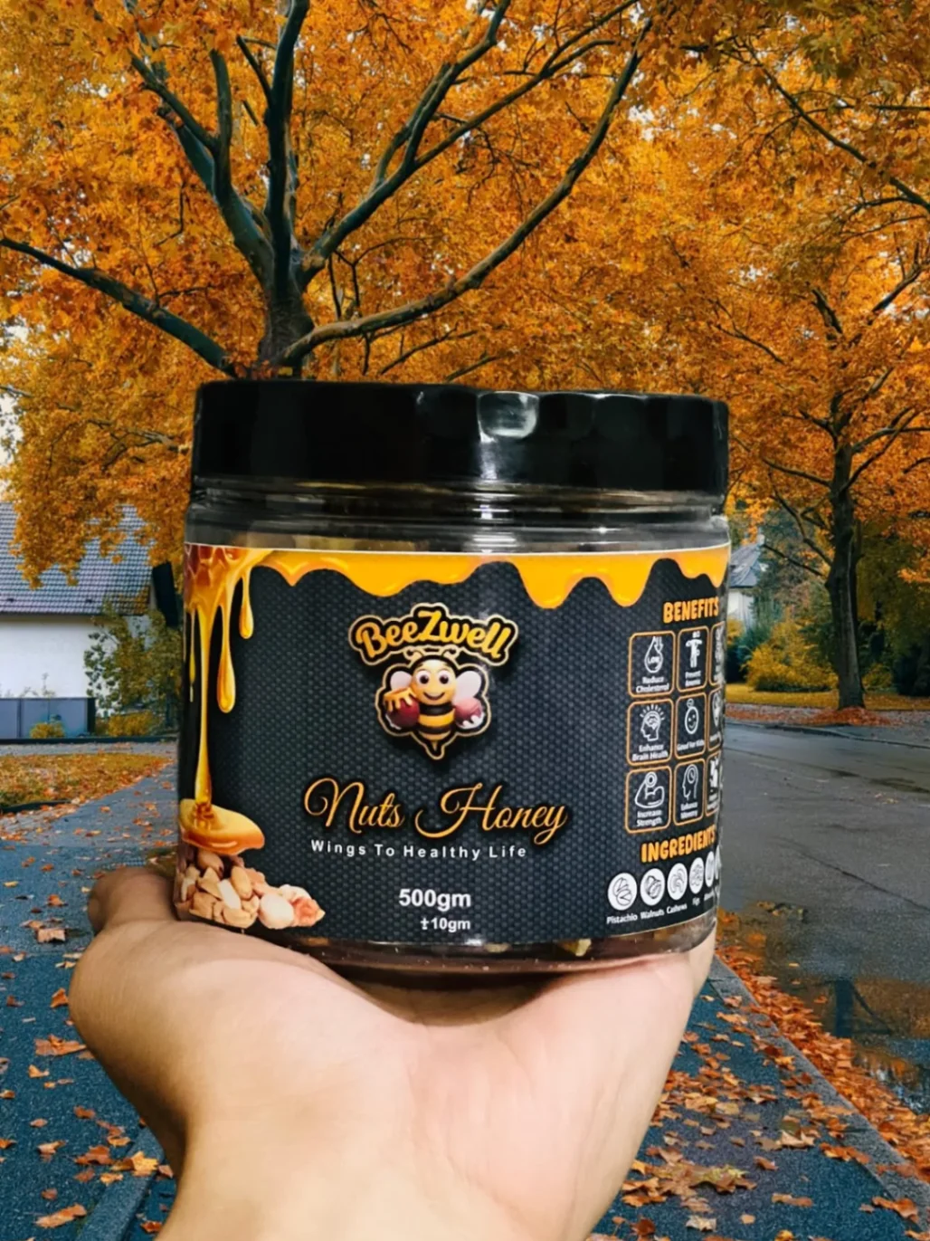 BEEZWELL NUTS HONEY