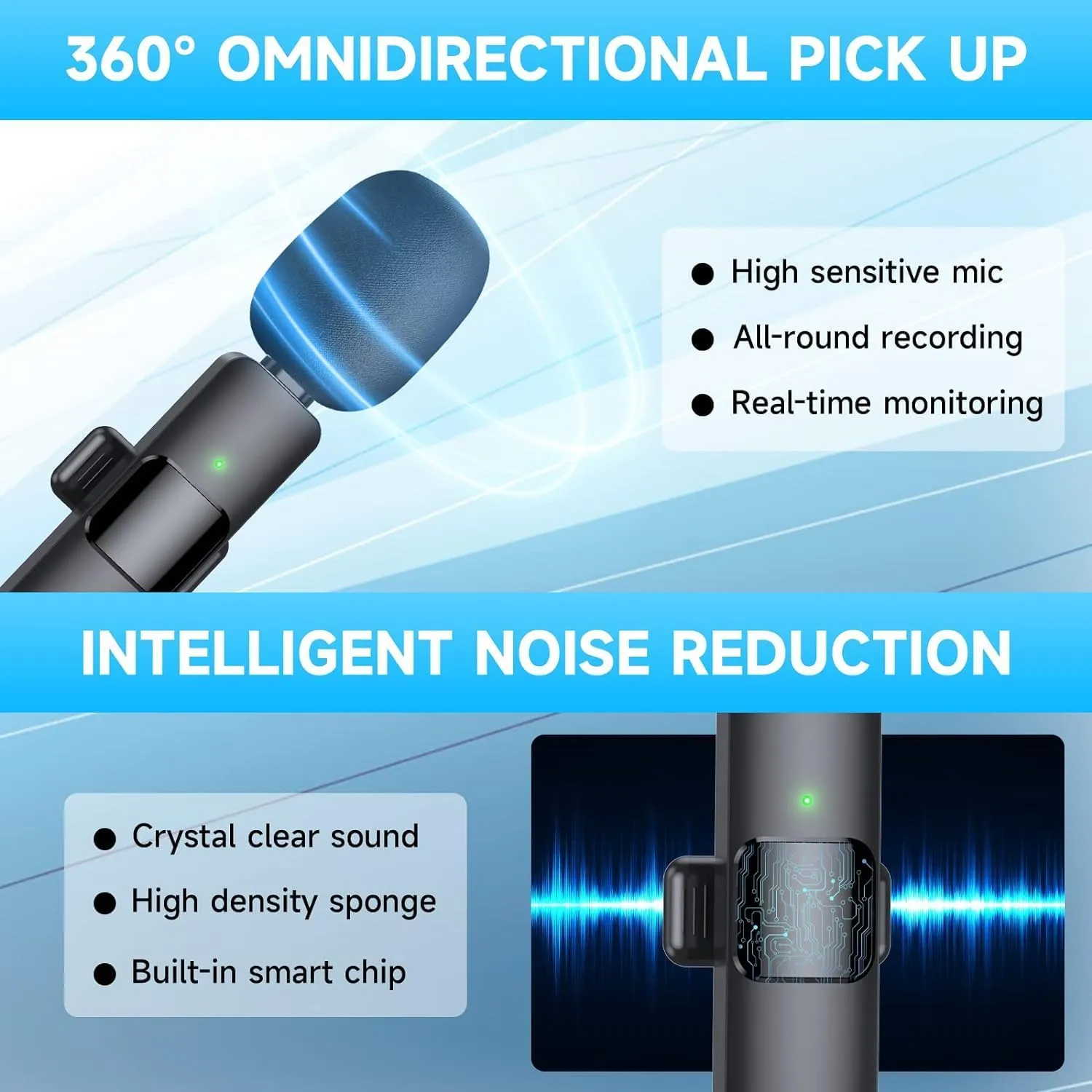 K9 Wireless Microphone for Mobile Phones – Plug & Play,