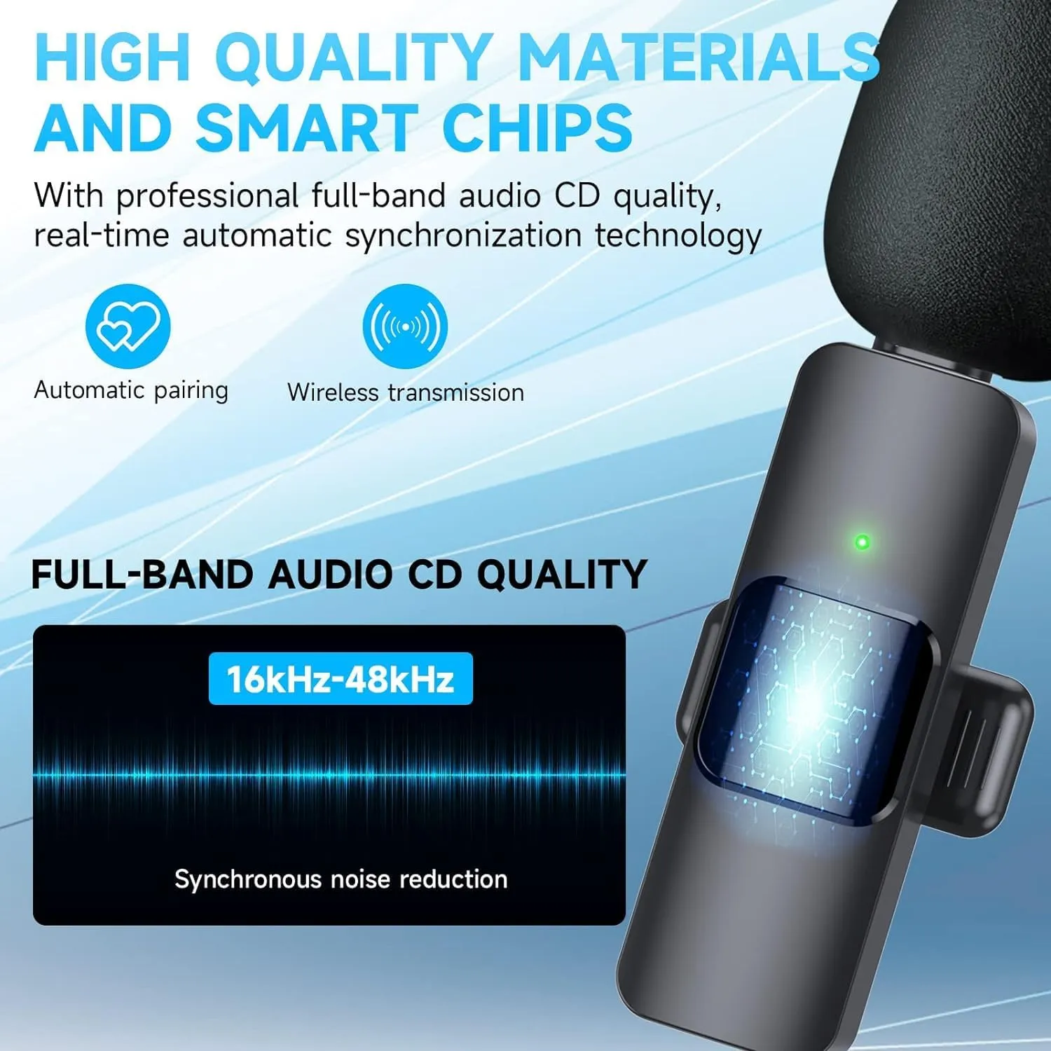 K9 Wireless Microphone for Mobile Phones – Plug & Play,