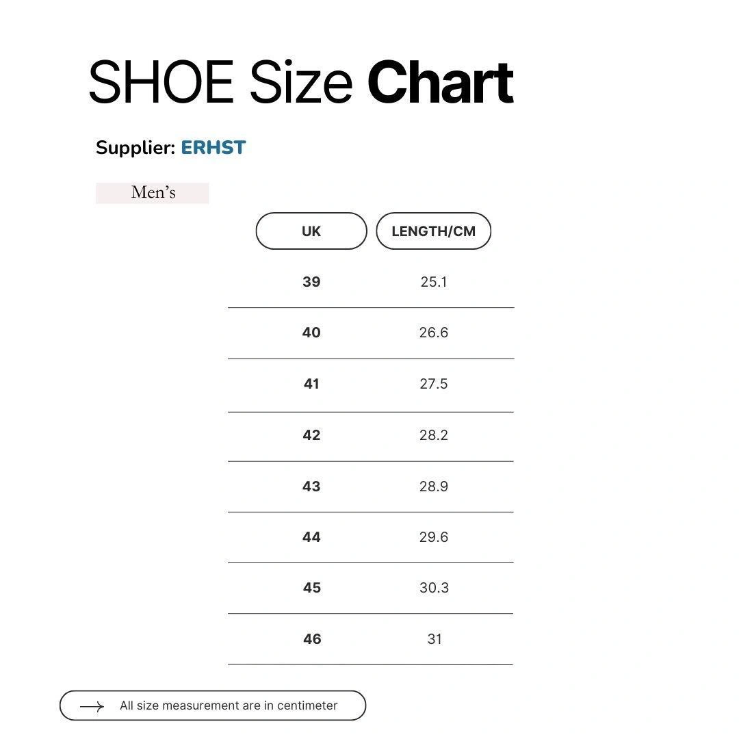 Men’s Pumps Sizes 39-43