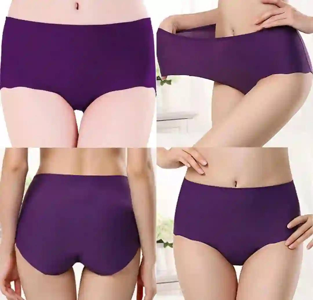 Silk Plain Comfortable Panties for Women - Pack of 3