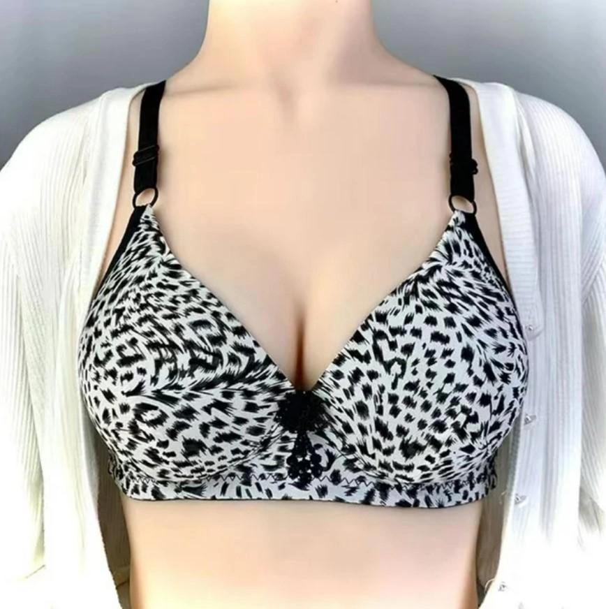 Silk Printed Padded Bra - Comfortable & Lightweight