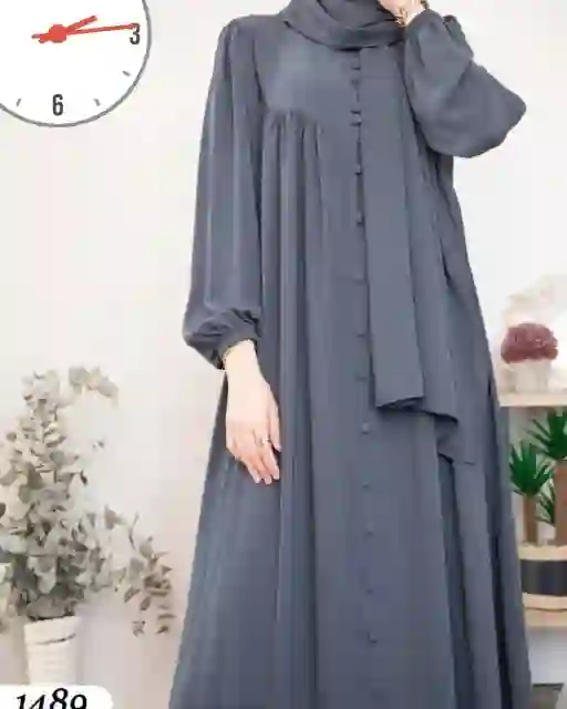 Stylish Goergette Classic Abaya with Stoller
