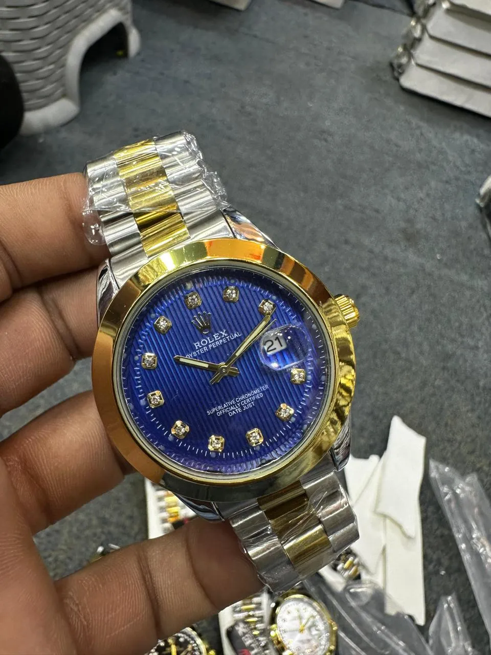 Rolex date Stylish Watch Adjustable Strap