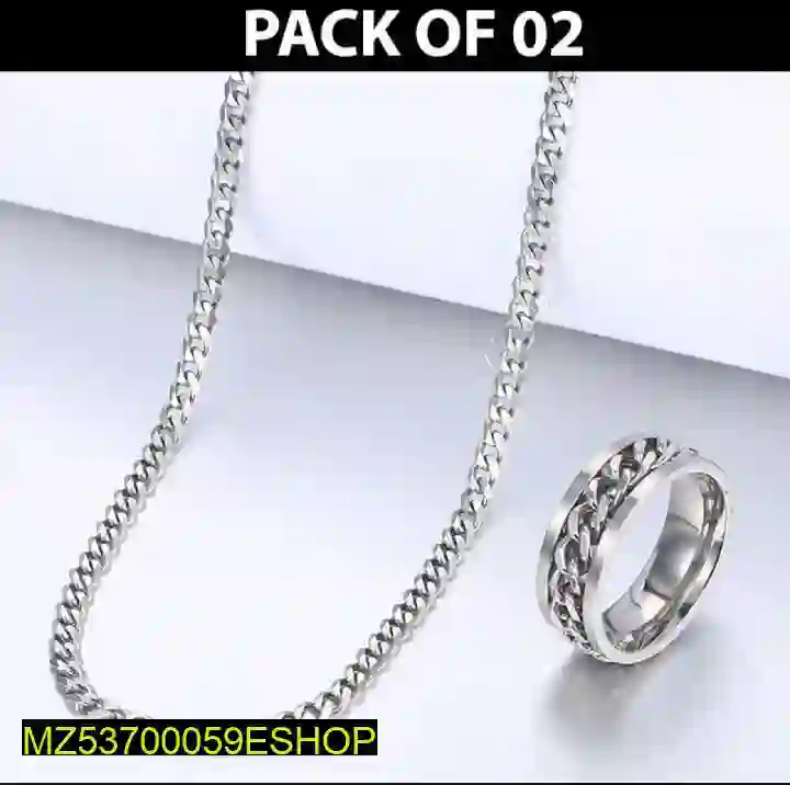 Boys Wearing Accessories Chain & Ring