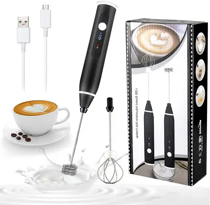 Automatic 2 in 1 USB Rechargeable Coffee Milk Stirring Handh