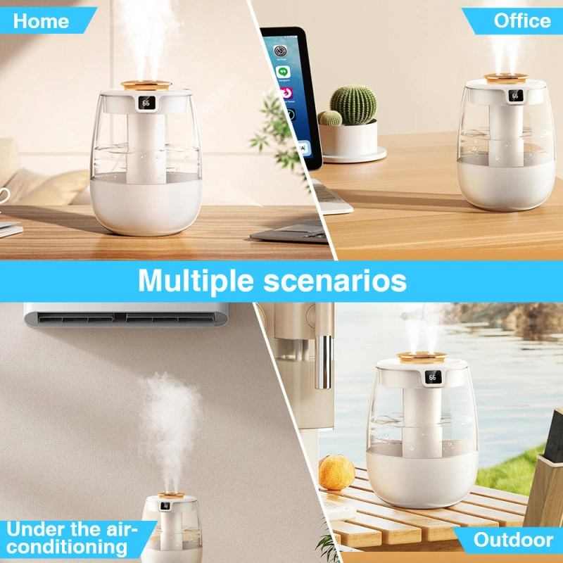 *Air Humidifier Professional Large Capacity Double Spray Port Cool Mist Maker for Home Room Office*