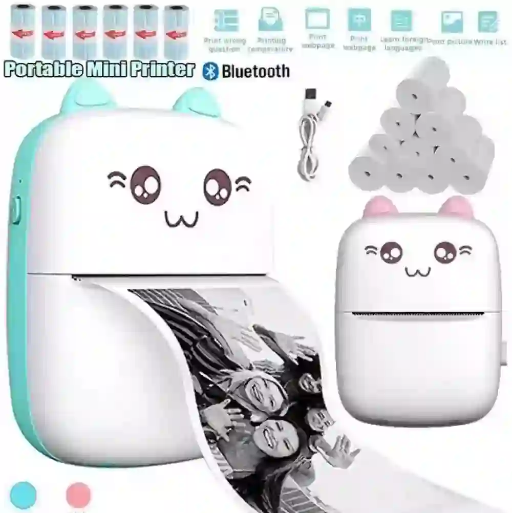 Portable Mini Bluetooth Printer