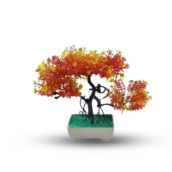 Orange Artificial Bonsai Tree ( 1 Piece )