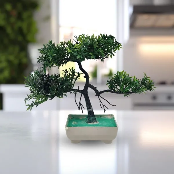 Green Artificial Bonsai Tree ( 1 Piece )