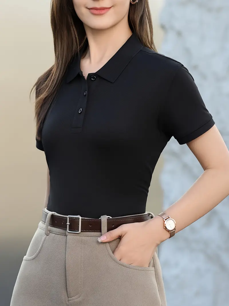 A Stylish And Comfortable Women's FASHION POLO SHIRT.
