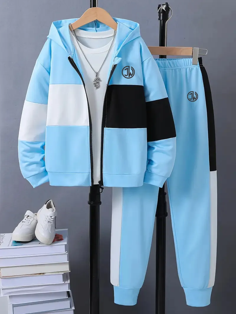 Kids Unisex Tracksuit|Casual Zip Up Hoodie|