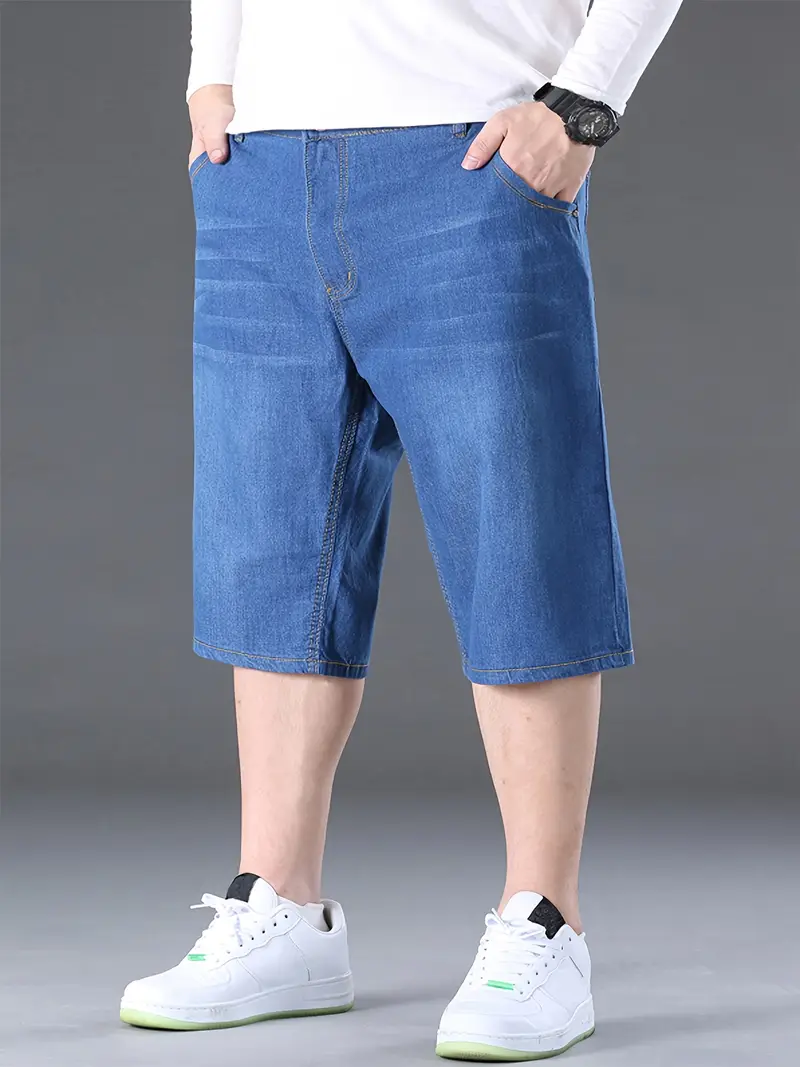 Summer Men Denim Shorts.