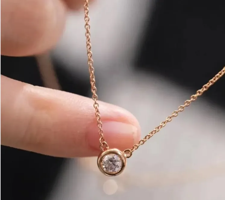 Minimalist "Pearl-Like" Brilliance: Korean Style Alloy Neckl
