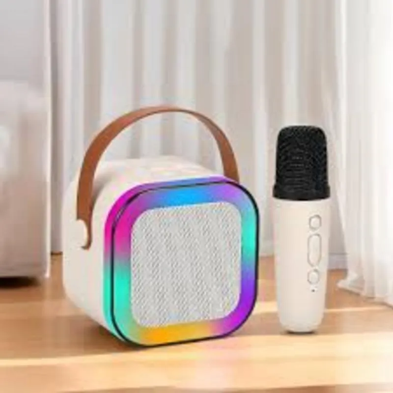 Portable LED Wireless Speaker - K12 Karaoke Speaker+voice