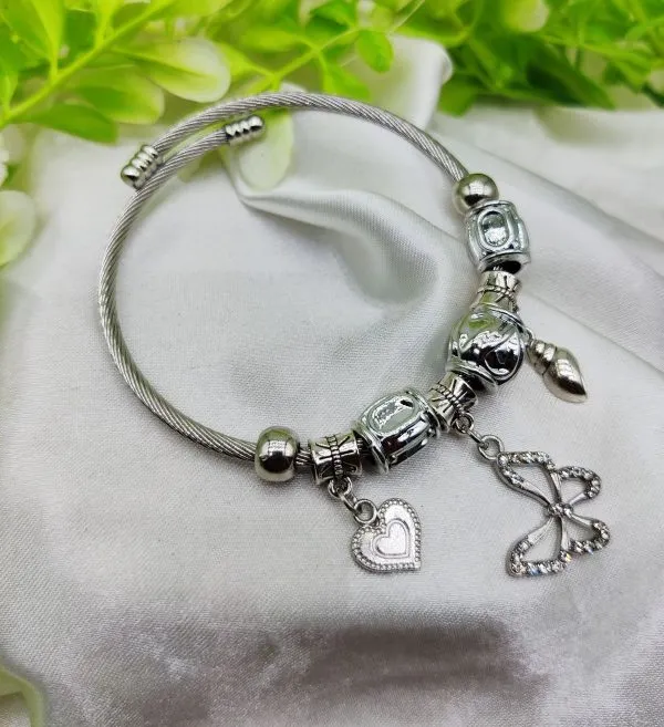 Imported Stunning Pandora Butterfly Charm Bracelet