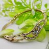 Exquisite Imported Adjustable Crystal Leaf Bracelet