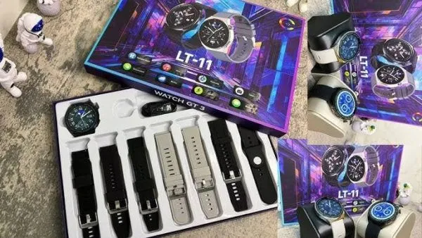 Lt-11 Smartwatch Combo – Stylish Black Smartwatch
