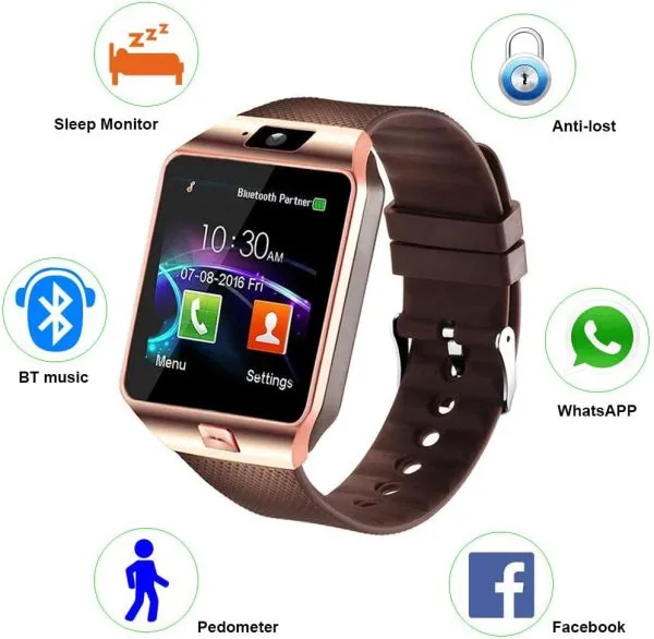 Dz09 Bluetooth Smartwatch,touchscreen Wrist Smart Phone