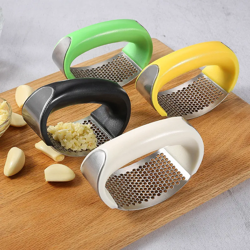 Manual Garlic Press & Handheld Garlic press Stainless Steel