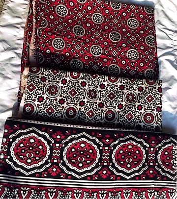 unstitched ajrak full suit